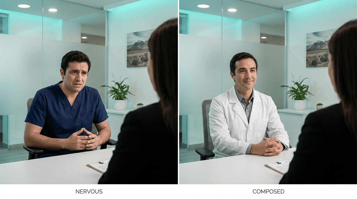 Errores Fatales en Entrevistas de Trabajo en Clínicas Privadas